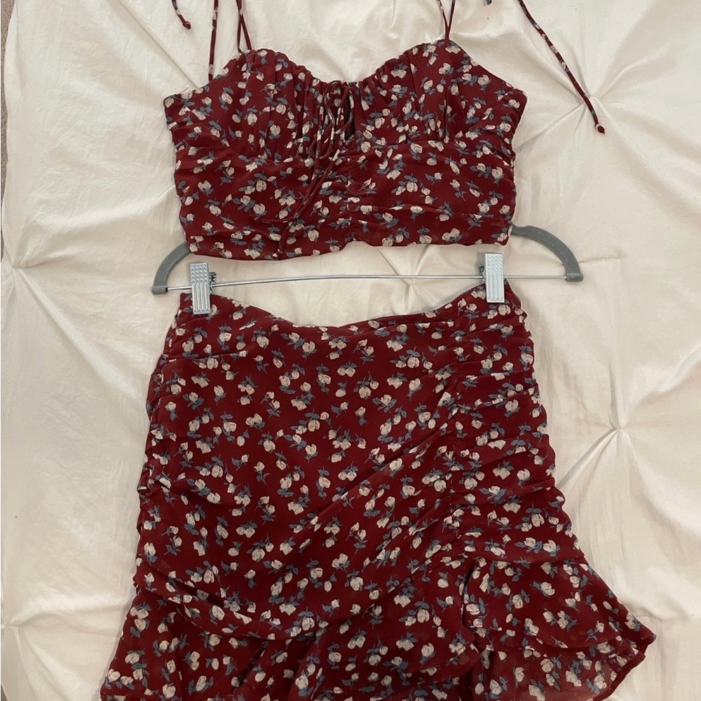 Cotton Candy L.A. Two-Piece Floral Set - Small
